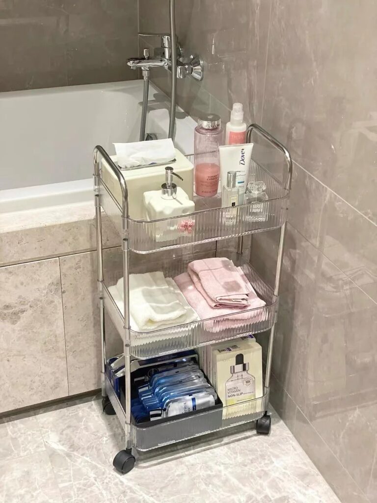 bathroom storage rack